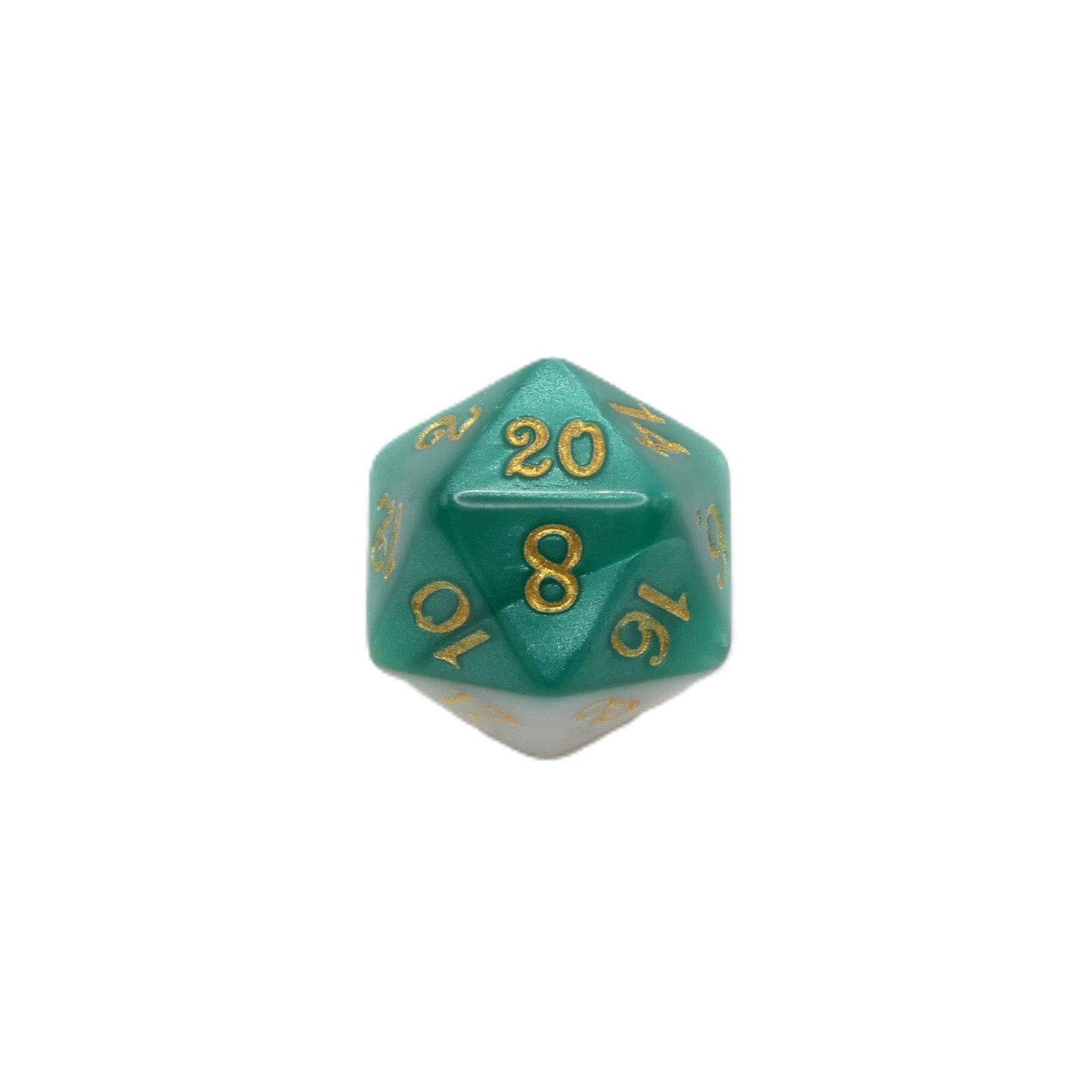 Two-Faced Iguana - 7 Piece DnD Dice Set | Acrylic RPG Gaming Dice