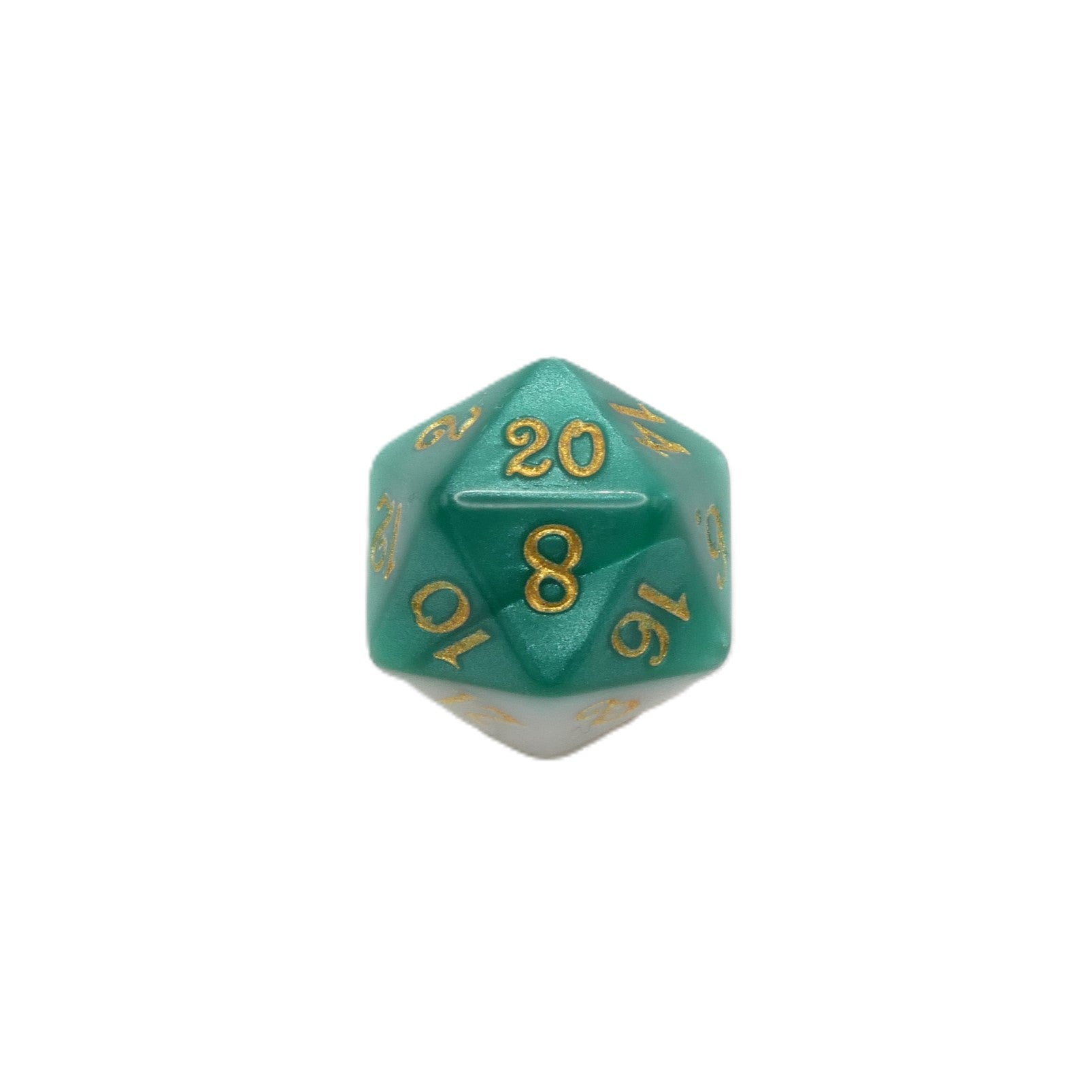 Two-Faced Iguana - 7 Piece DnD Dice Set | Acrylic RPG Gaming Dice - Collectors World Toys