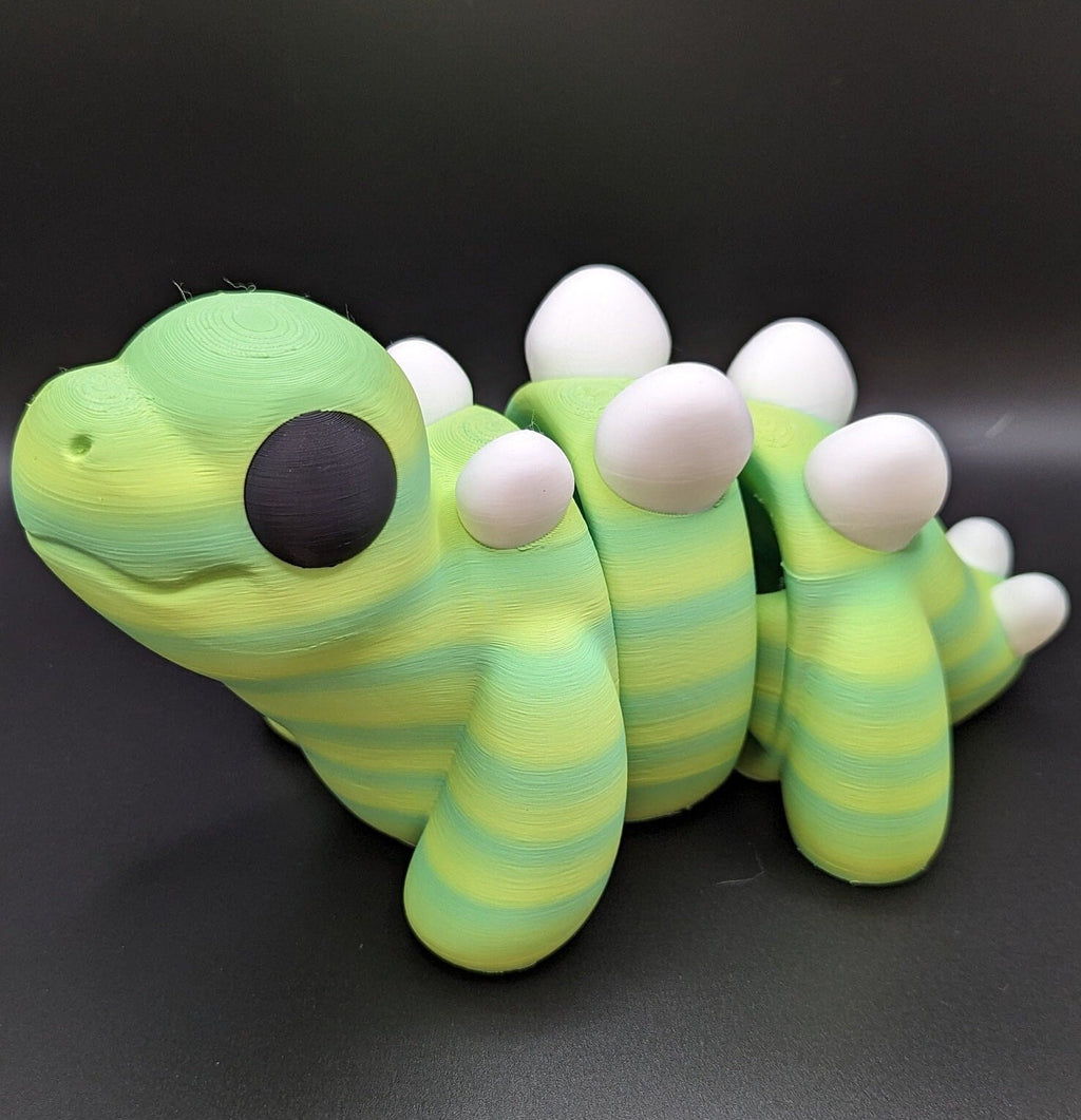 Large-Scale Flexible Baby Stegosaurus | Big Dinosaur | Chubby Dino | Zou3d - Collectors World Toys