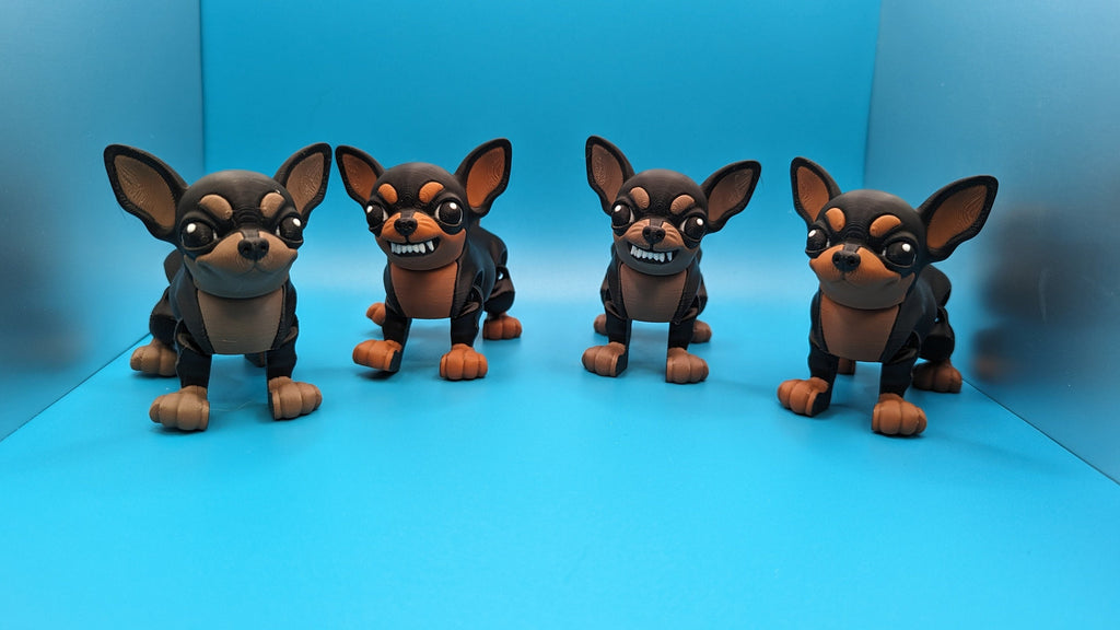 Flexi Chihuahua 3D Printed Toy - Collectors World Toys