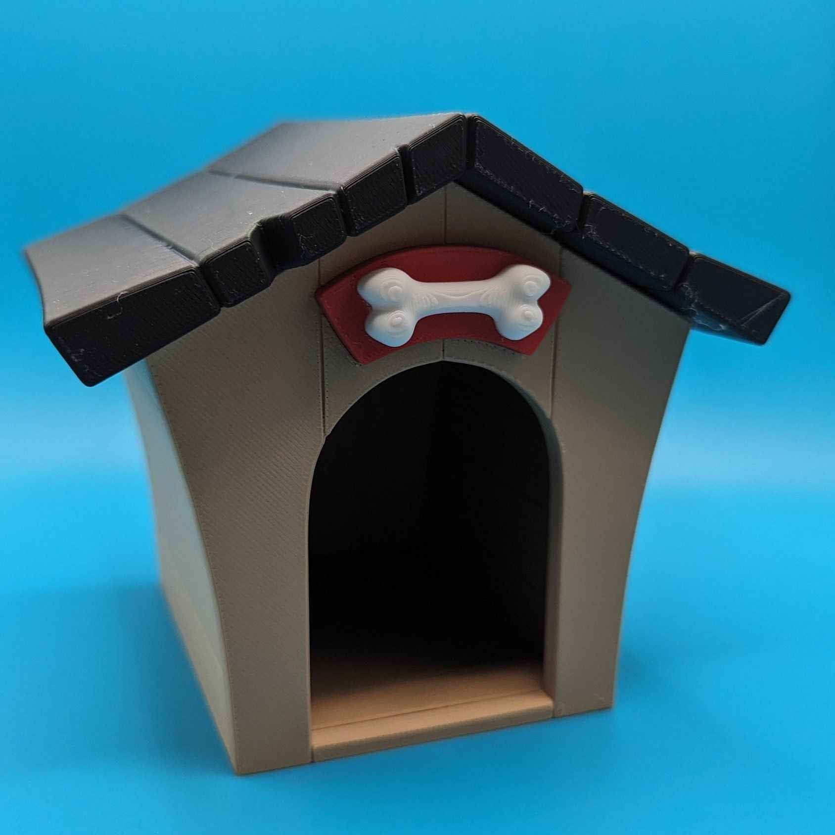 3D Printed Dog House Black