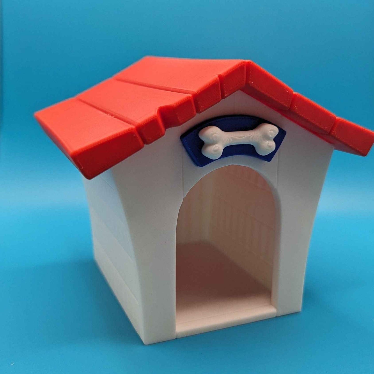 3D Printed Dog House Red