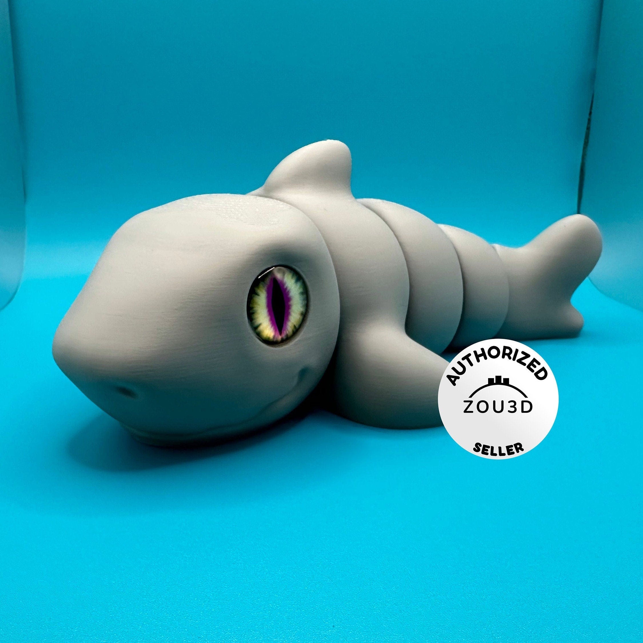 Big 3D Printed Flexi Shark - Collectors World Toys
