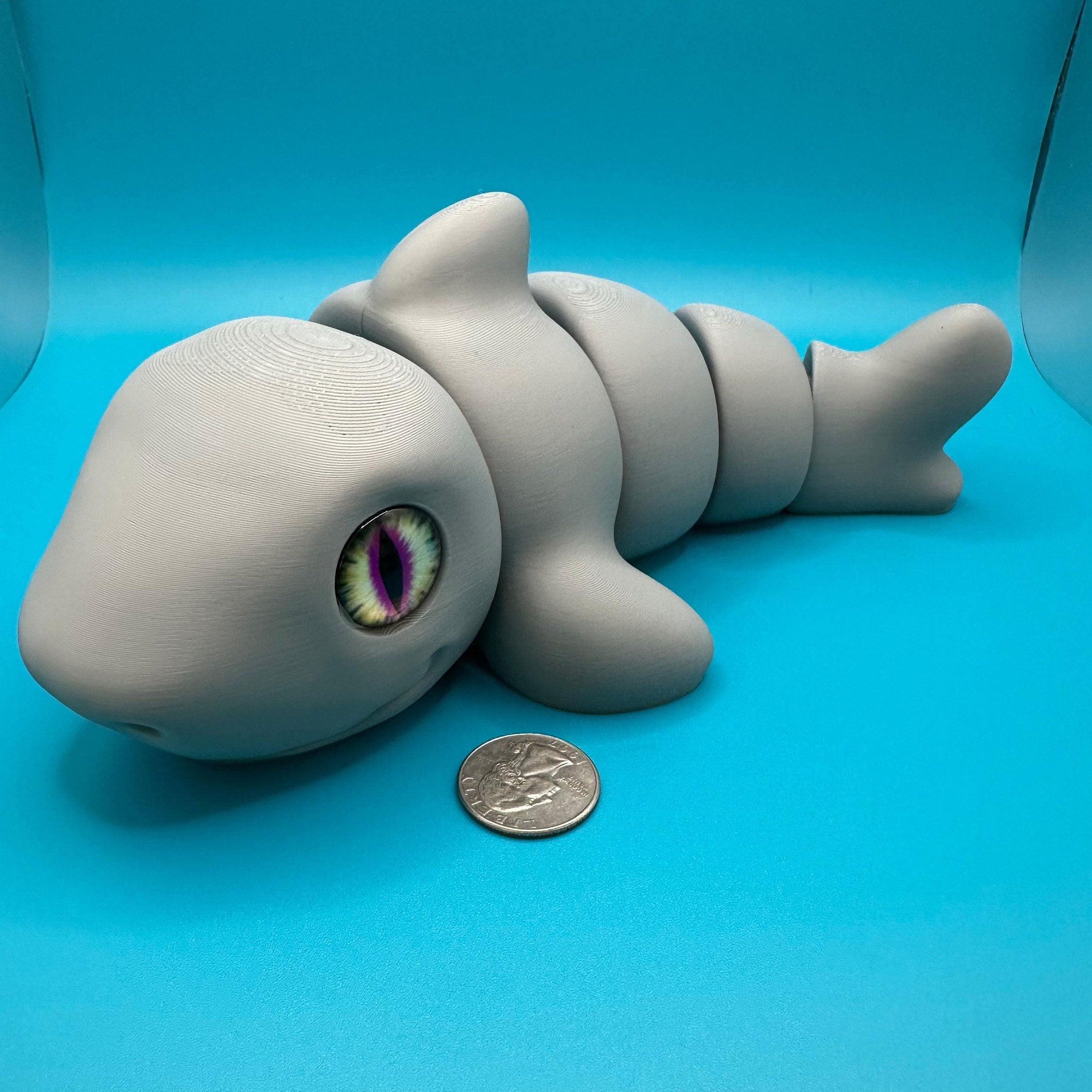 Big 3D Printed Flexi Shark - Collectors World Toys