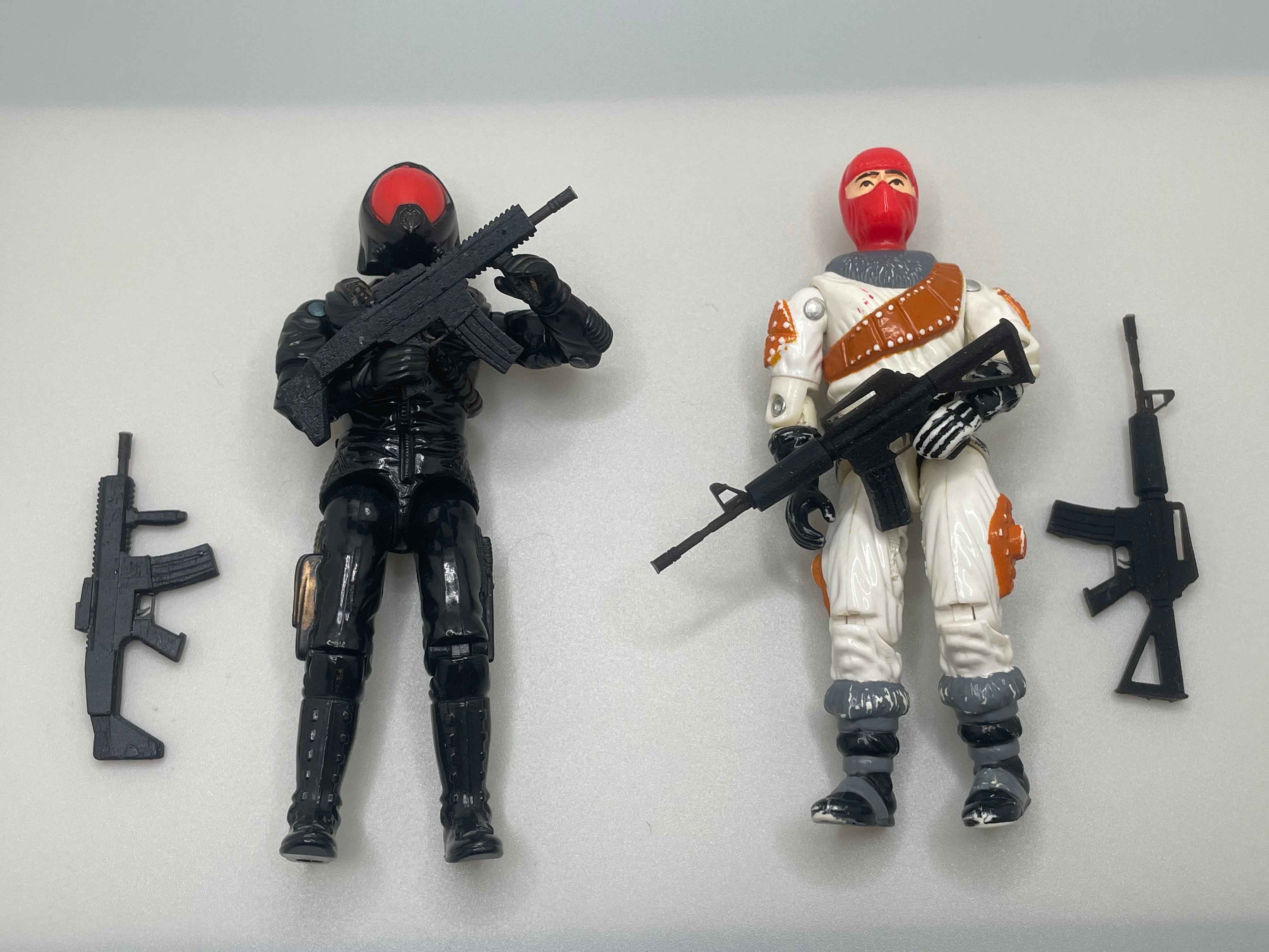 Vintage Hasbro GI Joe Rifle Gun Lot Set 4x 3.75” Action Figure Custom 1:18 Main image