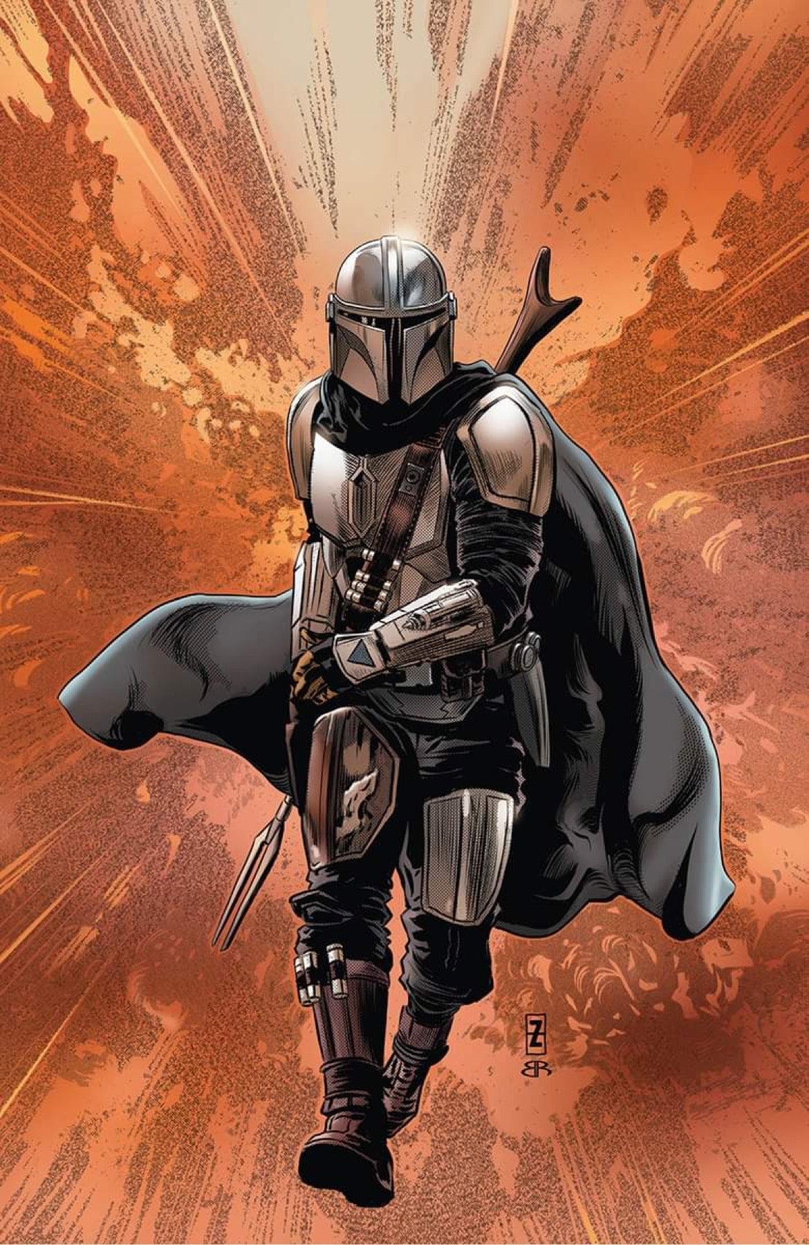 Star Wars: The Mandalorian #5 Unknown Comics Patch Zircher Exclusive Virgin Var (11/02/2022) - Collectors World Toys Main image