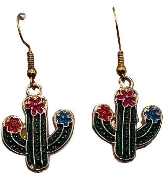 Cactus earrings