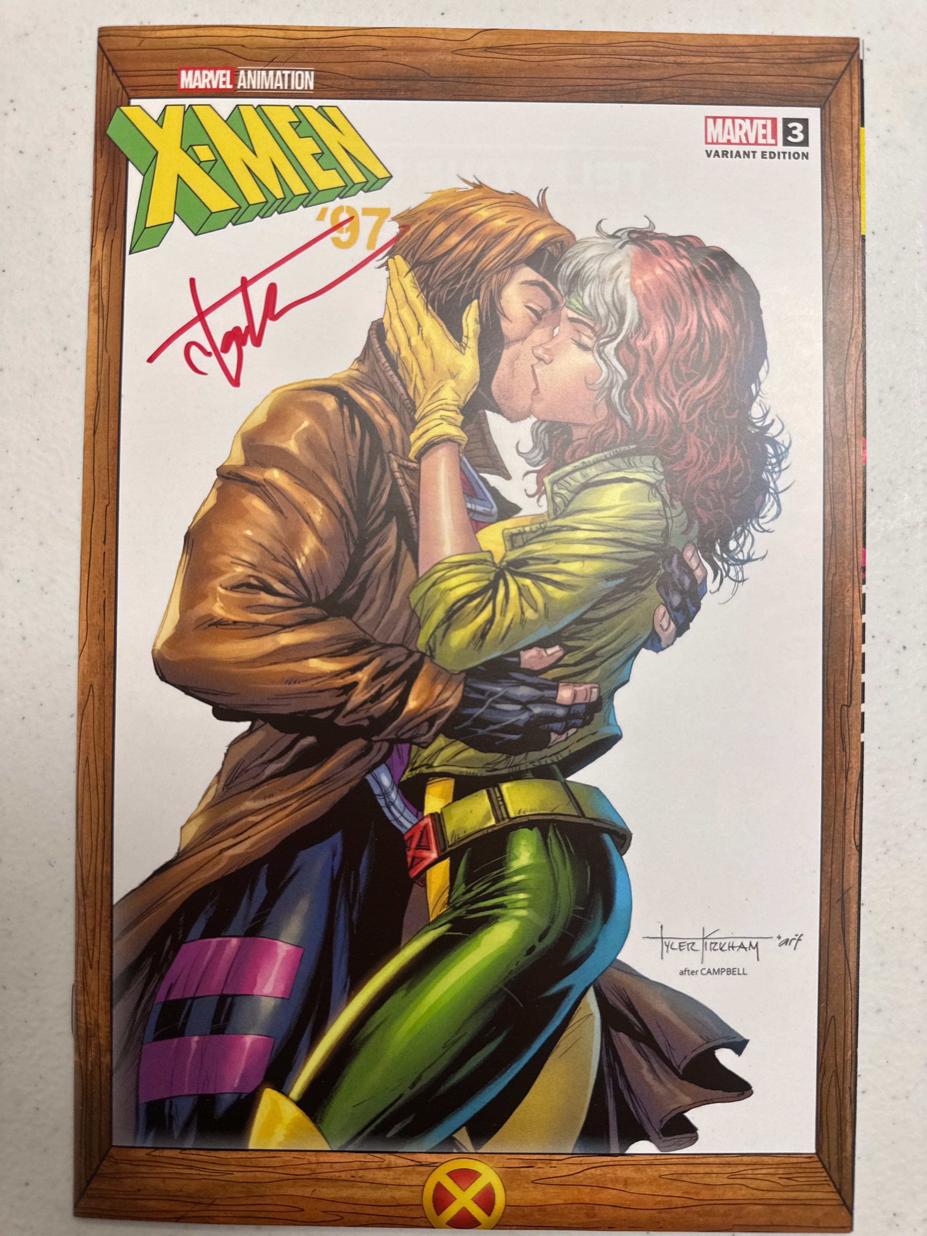 [Signed by Tyler Kirkham] X-MEN '97 #3 UNKNOWN COMICS TYLER KIRKHAM EXCLUSIVE VAR [IN STOCK] - Collectors World Toys Main image