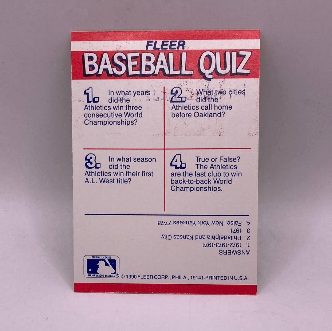 Fleer Baseball Sticker