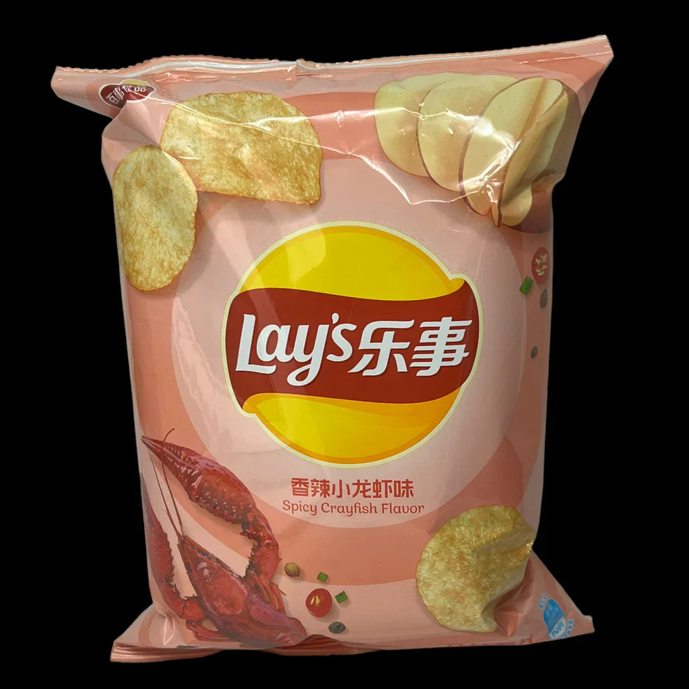 Lay's Spicy Crayfish Potato Chips, 2.46oz Main image