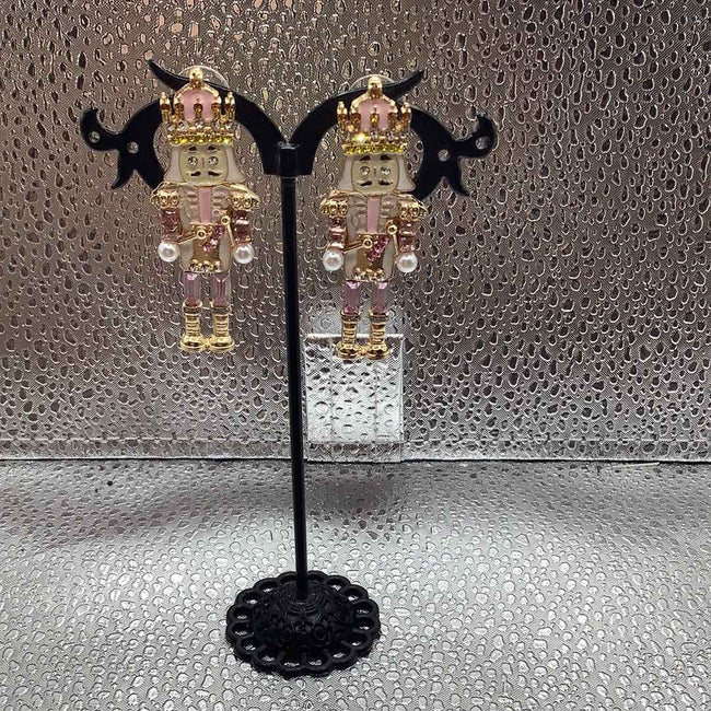 Nut cracker earrings Hover Image