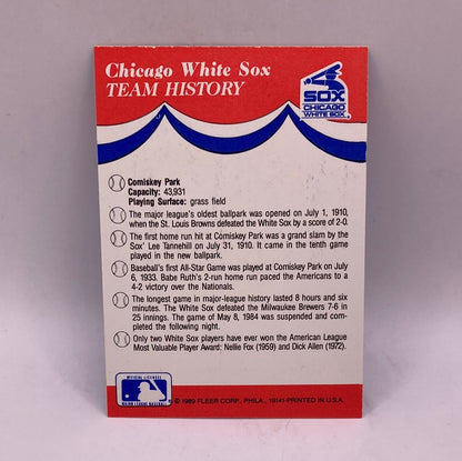 Fleer Baseball Sticker