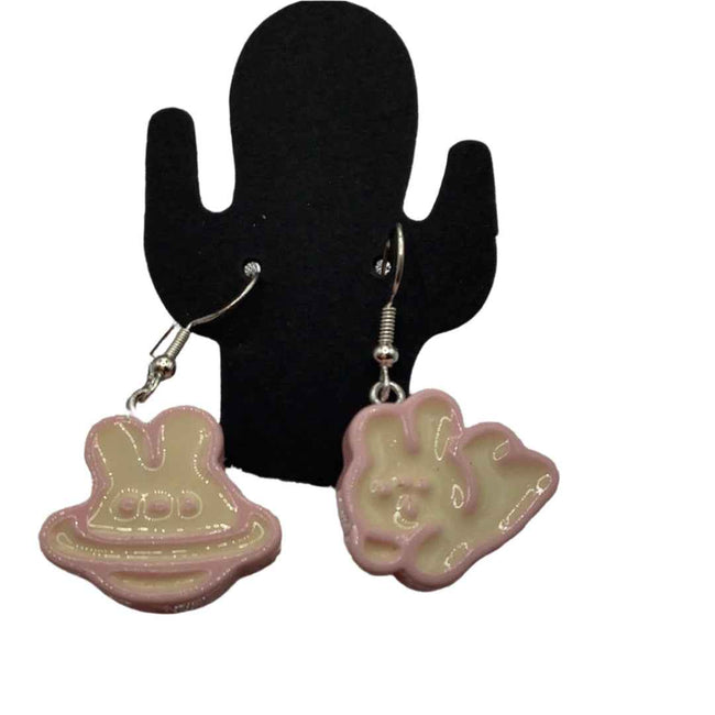 Mixed Bunny Earrings Hover Image