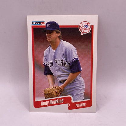 Fleer Andy Hawkins Sports Card