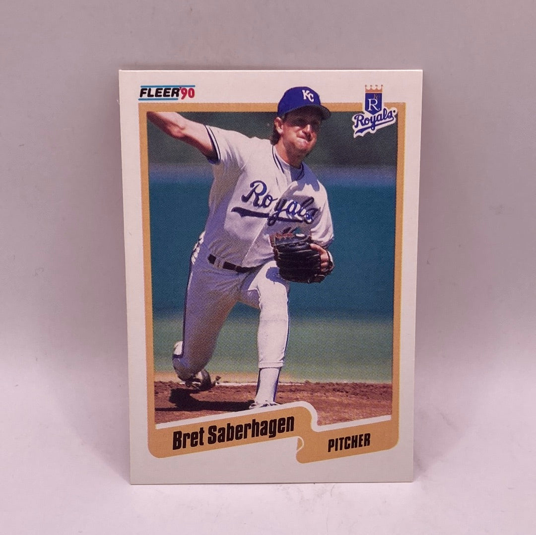 Fleer Bret Saberhagen Sports Card