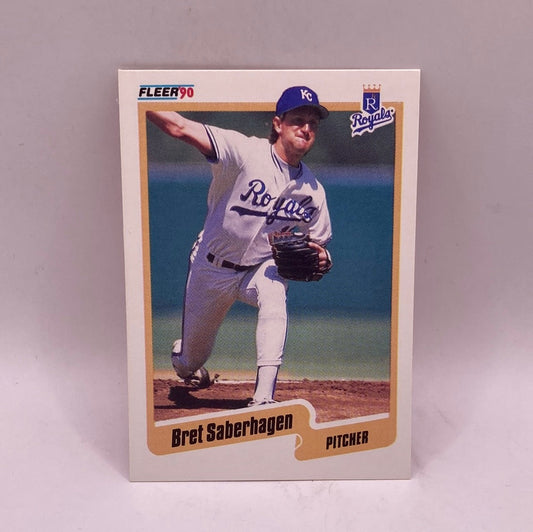 Fleer Bret Saberhagen Sports Card