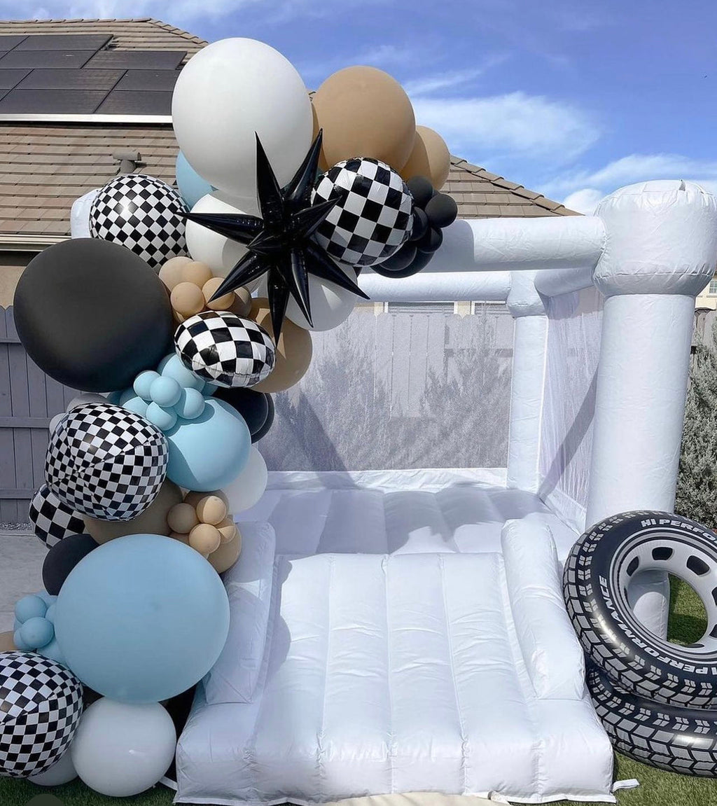 Mini Leo - Muted Blue Bounce House - Collectors World Toys