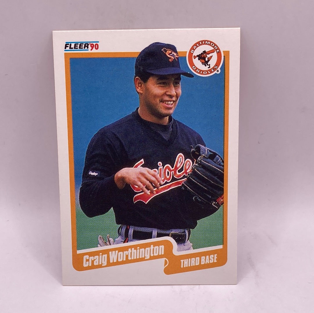 Fleer Craig Worthington Sports Card