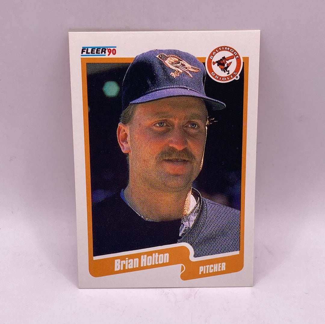 Fleer Brian Holton Sports Card