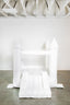Mini Ava - White Bounce House with Cone Tops