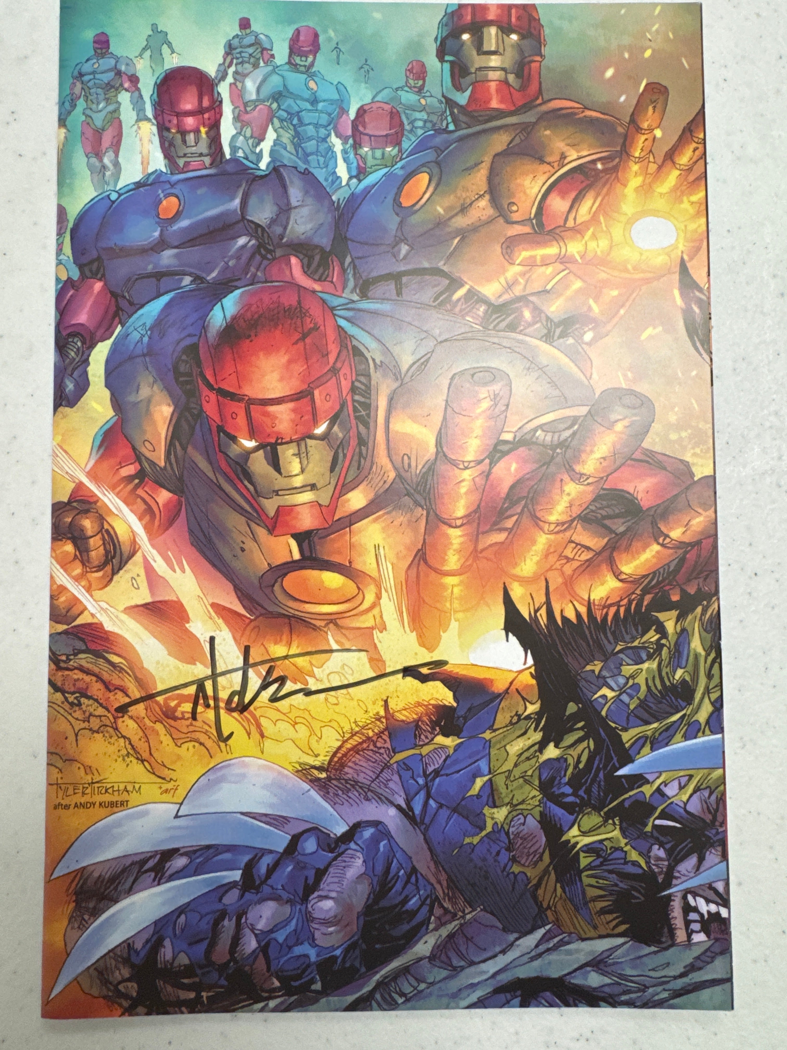 [Signed by Tyler Kirkham] WOLVERINE #41 Kirkham Unknown VIRGIN EXCL - Collectors World Toys Main image