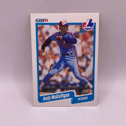 Fleer Andy McGaffigan Sports Card
