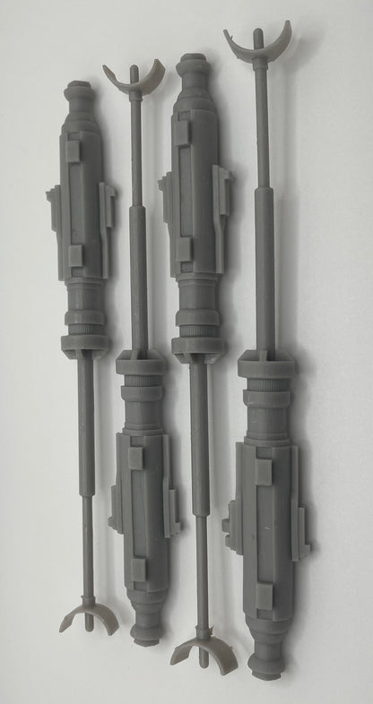 Vintage Star Wars X Wing ONE Cannon Reproduction Replacement Part 1978 (NOT FULL SET)