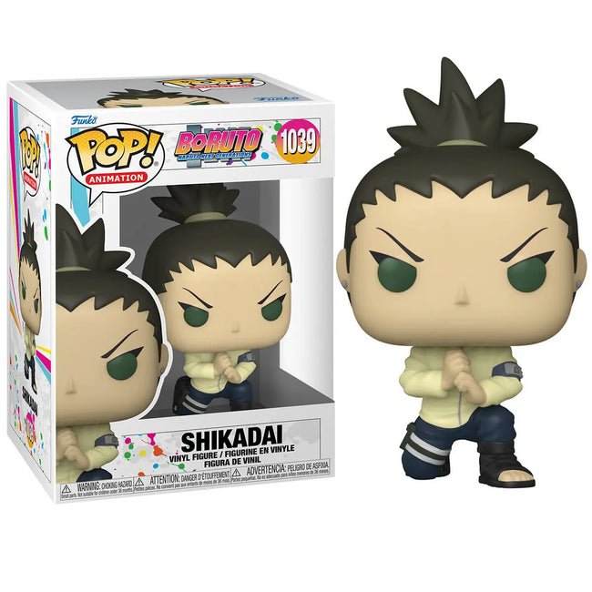 Funko POP 1039: Boruto Naruto Next Generations Shikadai Figure - Collectors World Toys Hover Image