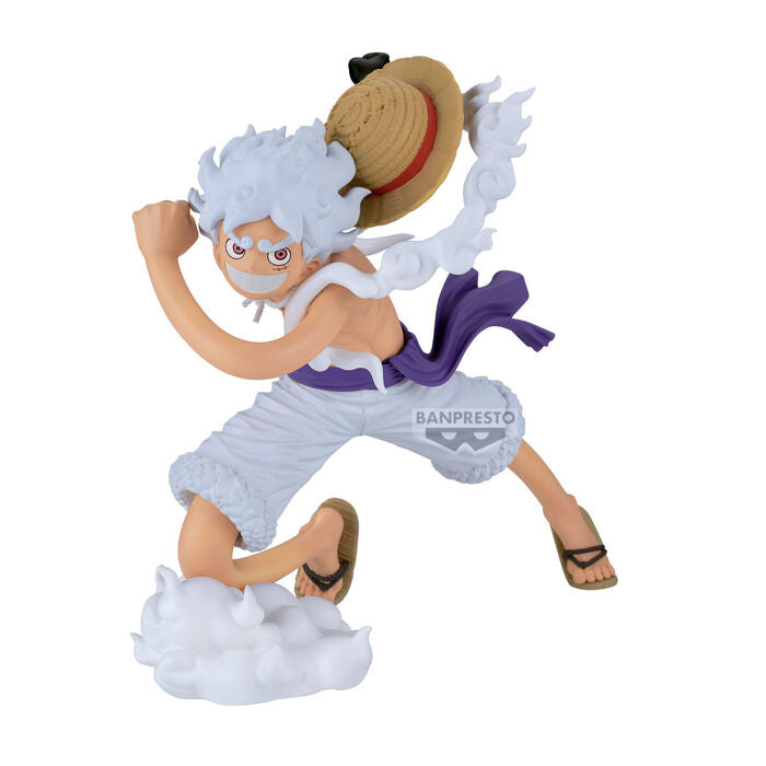 One Piece Luffy Gear 5 Grandista II Figure - Official Banpresto Sun God Nika Main image