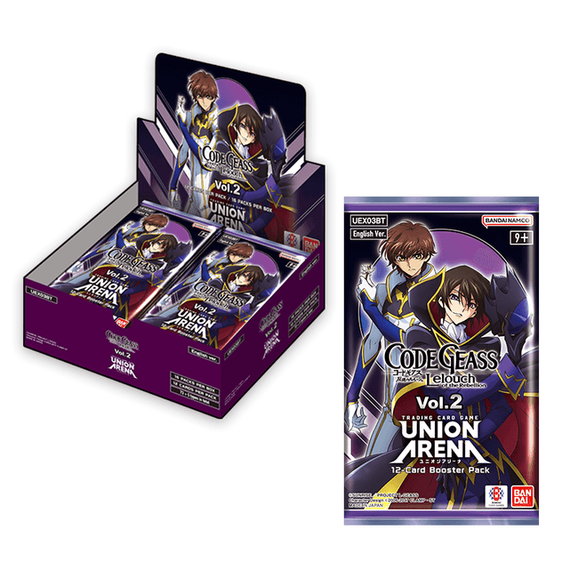CODE GEASS Lelouch of the Rebellion Vol.2 [UEX03BT] Union Arena Booster Pack (1 Booster Pack) Hover Image