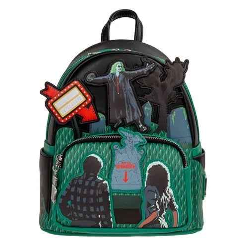 Loungefly Beetlejuice Graveyard Glow-in-the-Dark Mini-Backpack - Entertainment Earth Exclusive Main image
