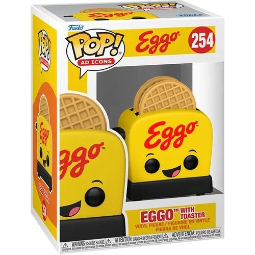 Funko Pop! Ad Icons Vinyl Figures - Select Figure(s) 254 - Eggo with Toaster
