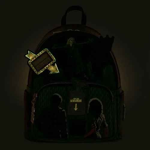 Loungefly Beetlejuice Graveyard Glow-in-the-Dark Mini-Backpack - Entertainment Earth Exclusive