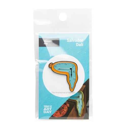 Persistence of Memory - Salvador Dali Enamel Pin - Today is Art Day Main image