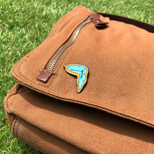 Persistence of Memory - Salvador Dali Enamel Pin - Today is Art Day - Collectors World Toys