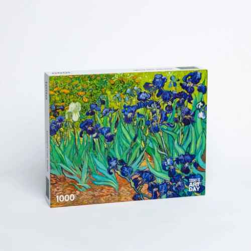 Today is Art Day Art Jigsaw 1,000 piece Puzzle - Select Masterpiece Art Design(s) Vincent Van Gogh - Irises