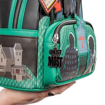 Loungefly Beetlejuice Graveyard Glow-in-the-Dark Mini-Backpack - Entertainment Earth Exclusive
