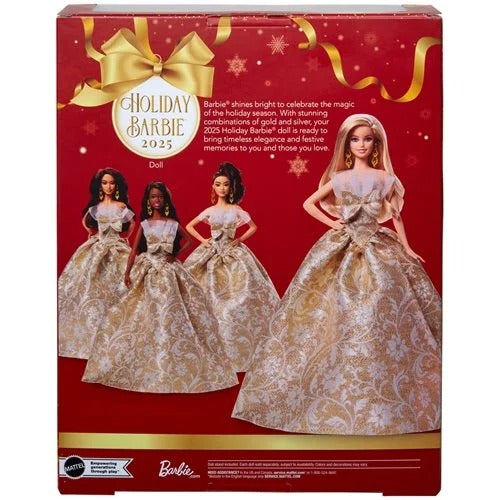 Barbie Holiday Doll 2025  - Select Figure(s) - Collectors World Toys