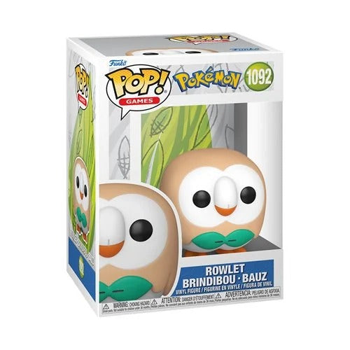 Funko Pop! Games - Pokemon - Select Figure(s) #1092 Rowlet