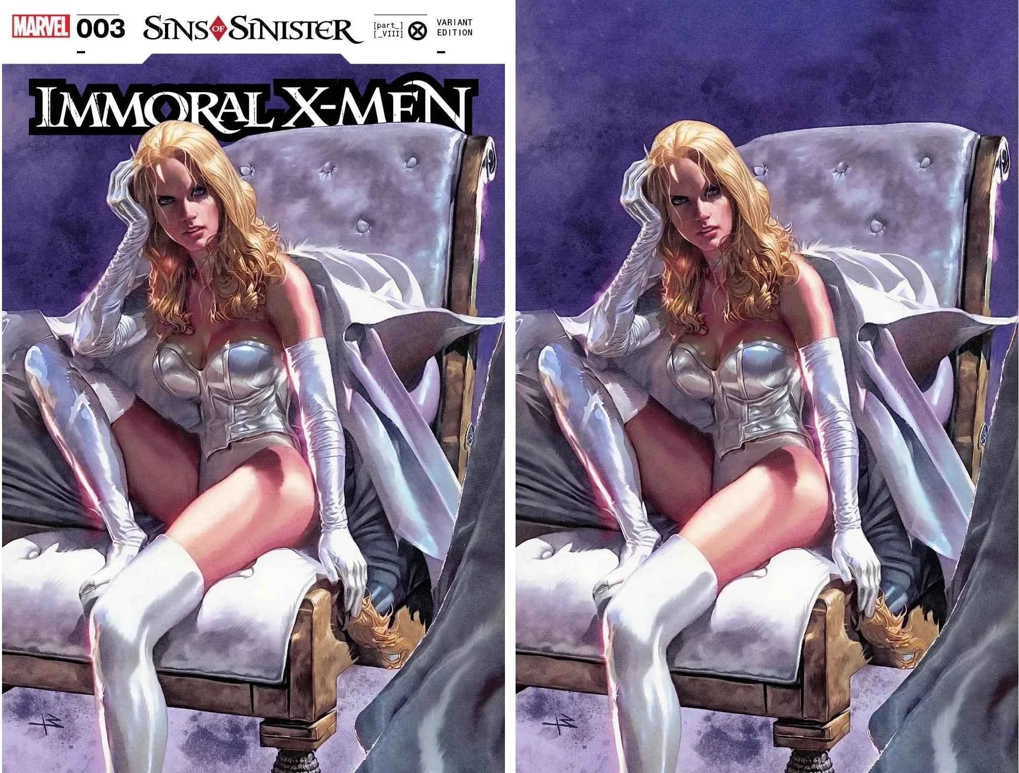 IMMORAL X-MEN #3 (MARCO TURINI EXCLUSIVE TRADE/VIRGIN VARIANT SET)(2023) Main image