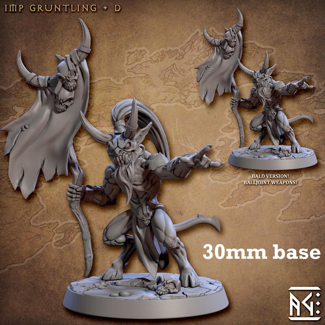 Imp Gruntling: Sculpt D (Demon Minion) Main image