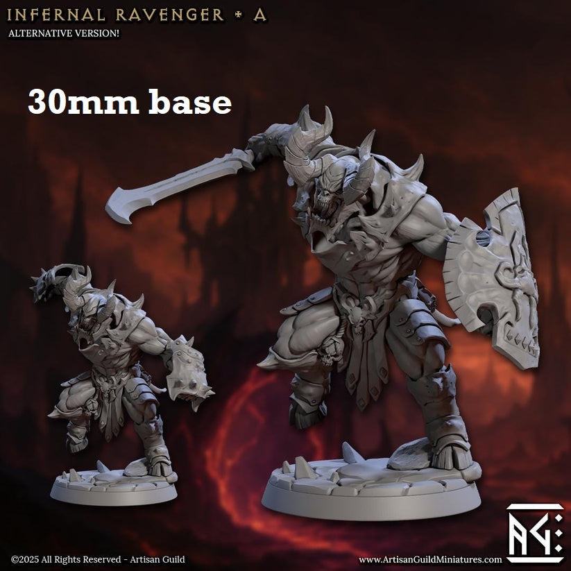Infernal Ravager: Sculpt A (Demon Warrior)