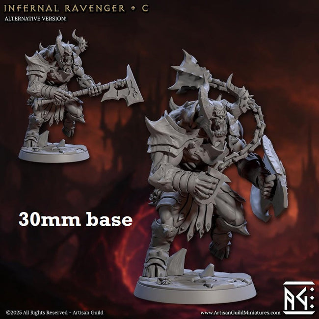Infernal Ravager: Sculpt C (Demon Warrior) Hover Image