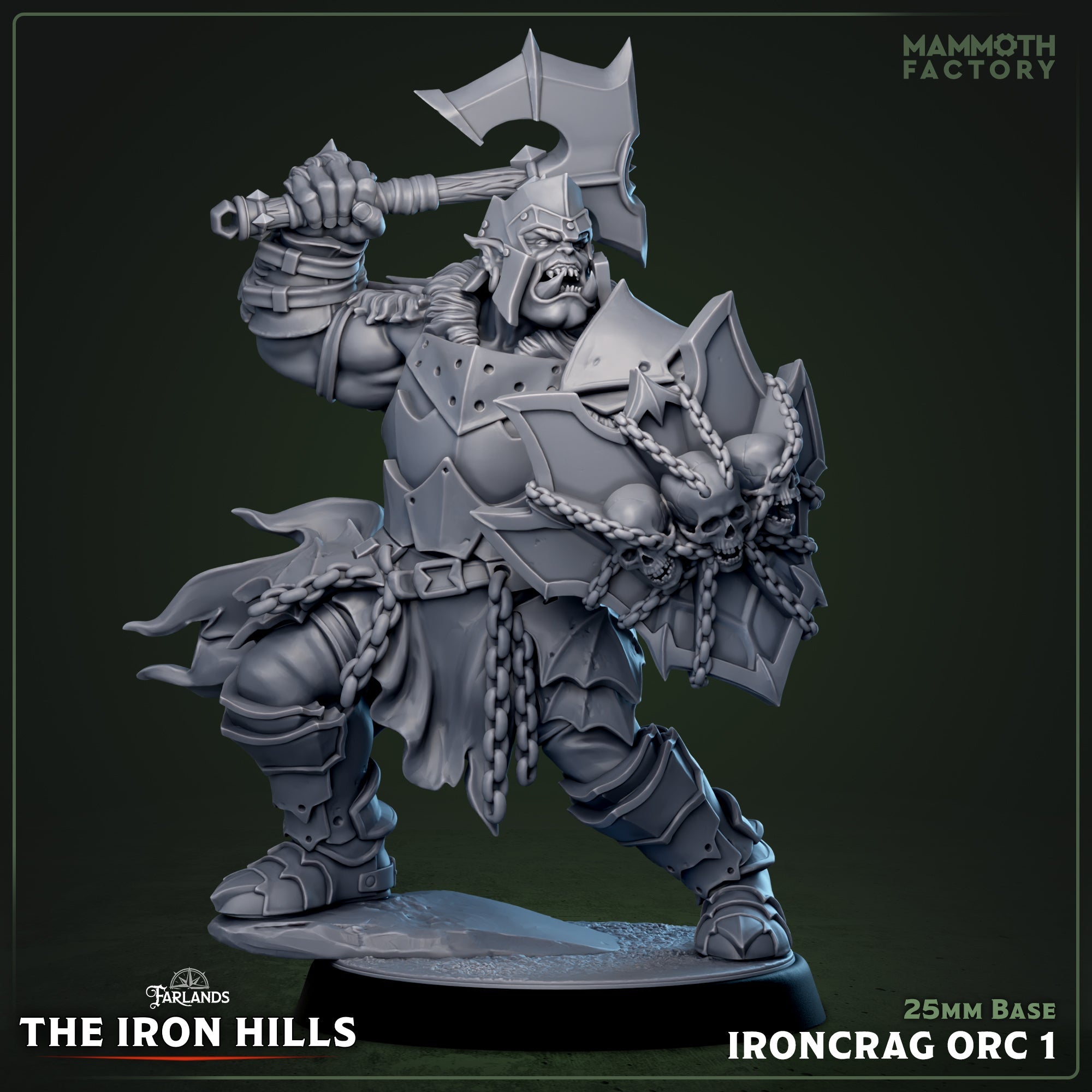 Ironcrag Orc: Sculpt 1 (Male Orc Barbarian) Main image
