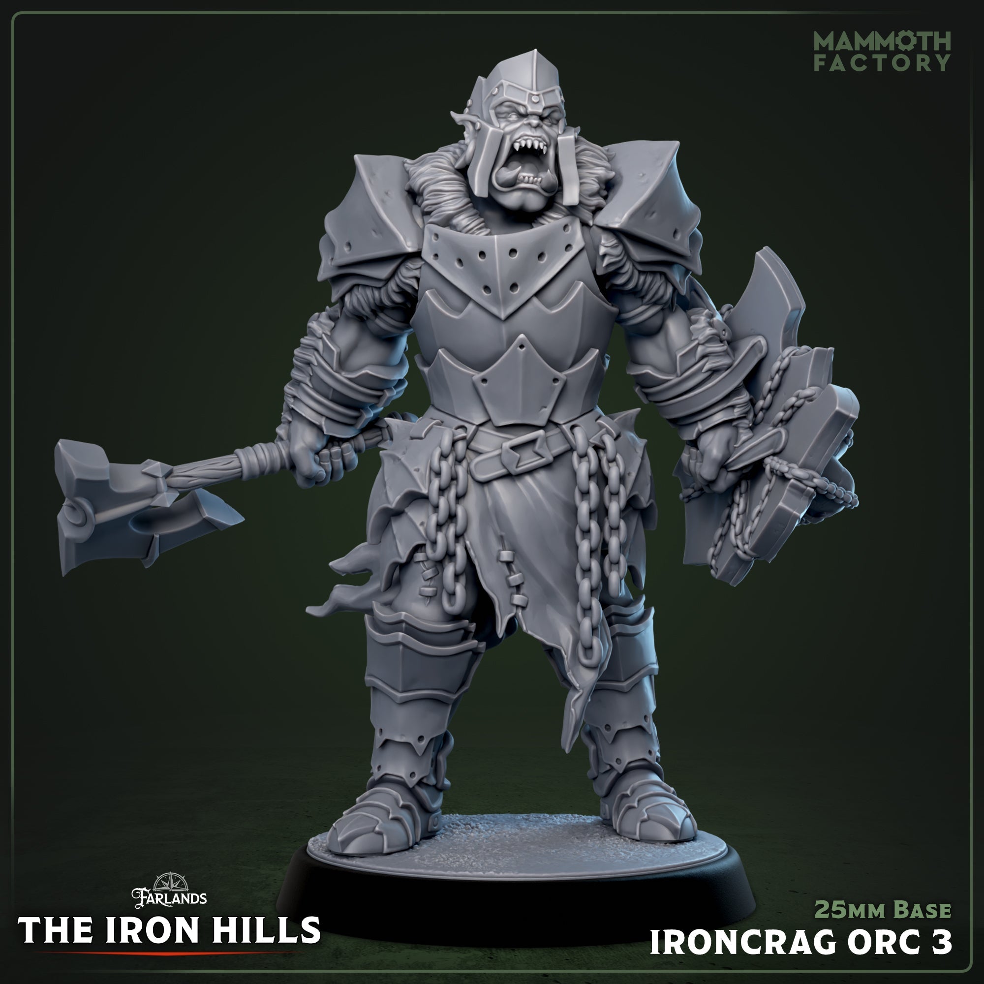 Ironcrag Orc: Sculpt 3 (Male Orc Barbarian) Main image