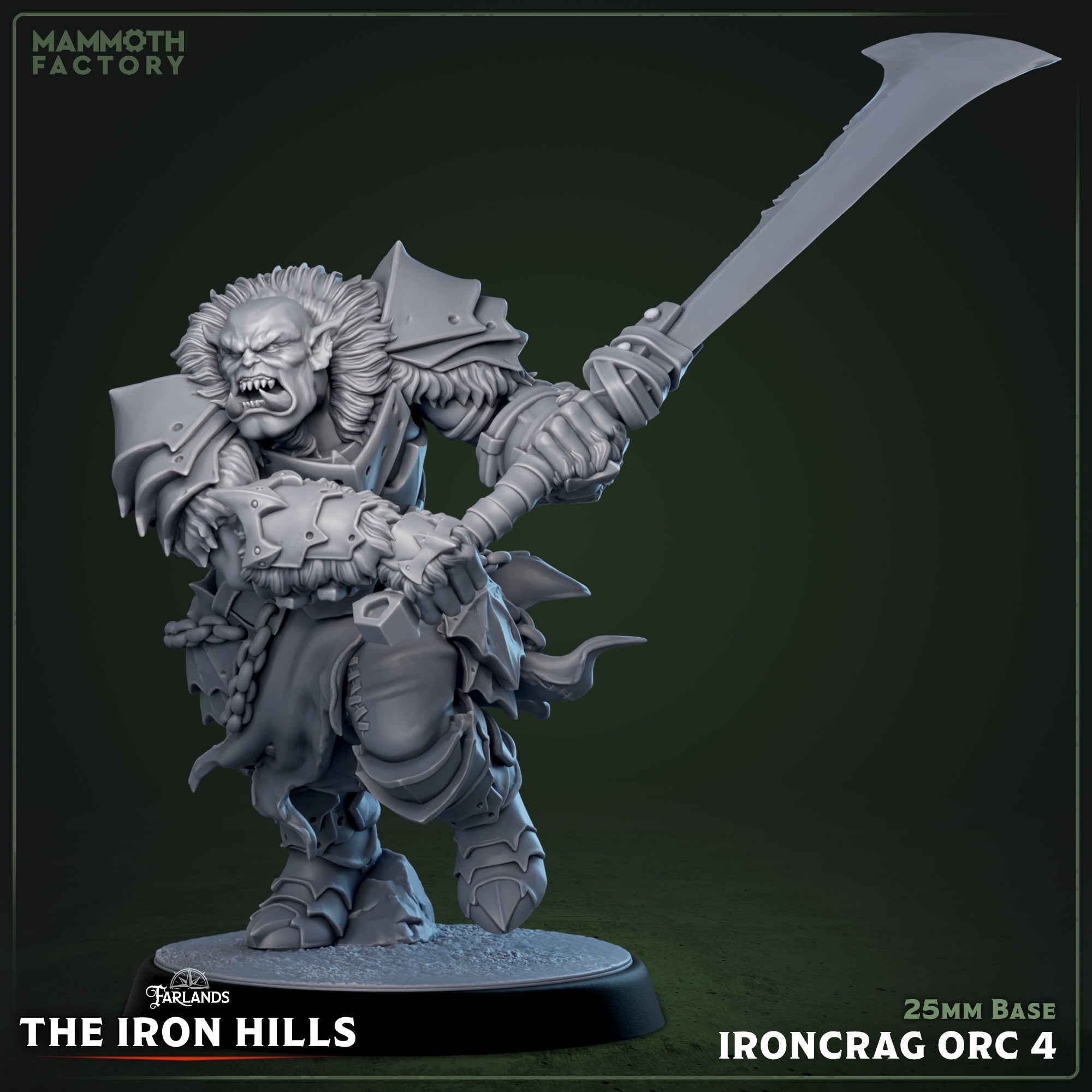 Ironcrag Orc: Sculpt 4 (Male Orc Barbarian) Main image