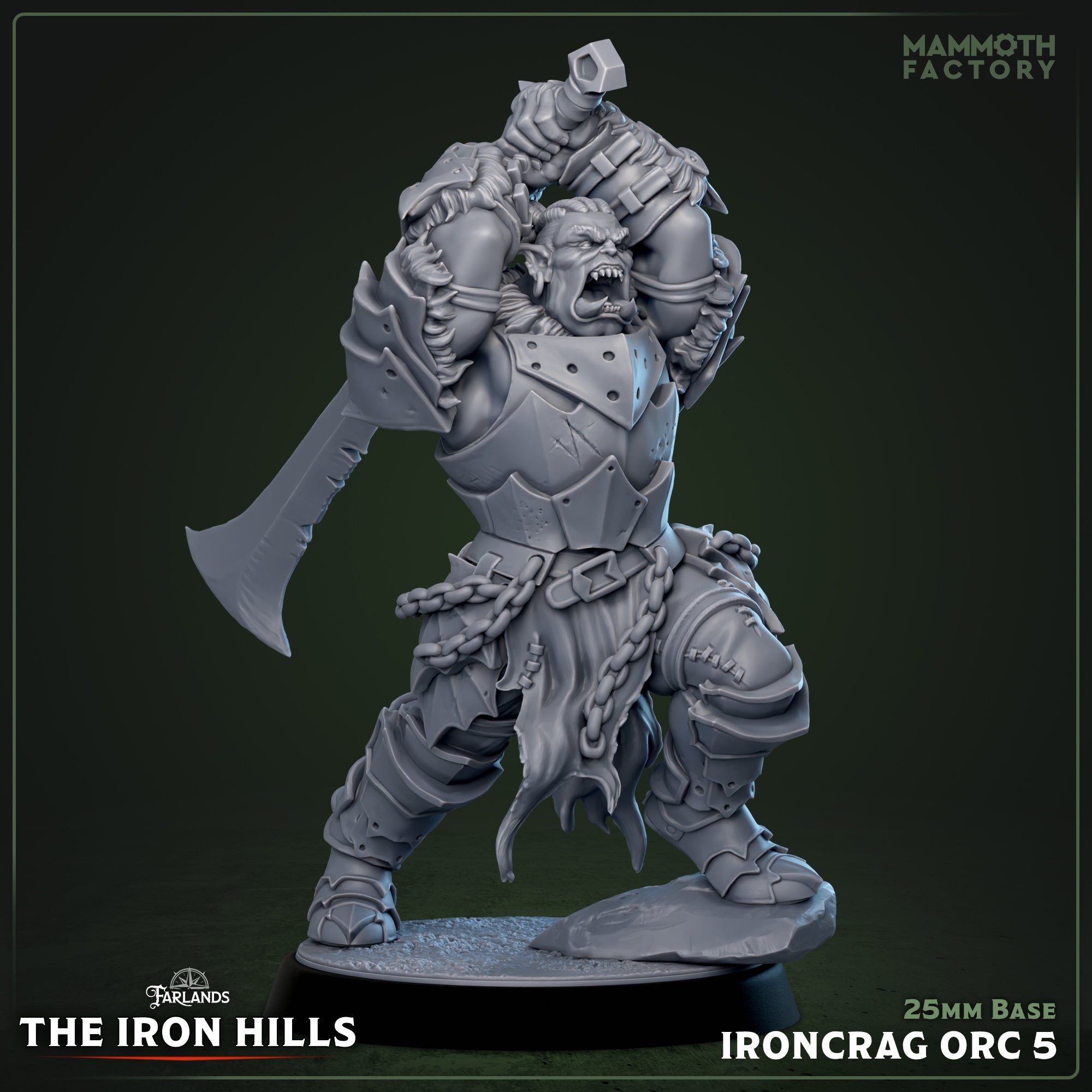 Ironcrag Orc: Sculpt 5 (Male Orc Barbarian) Main image