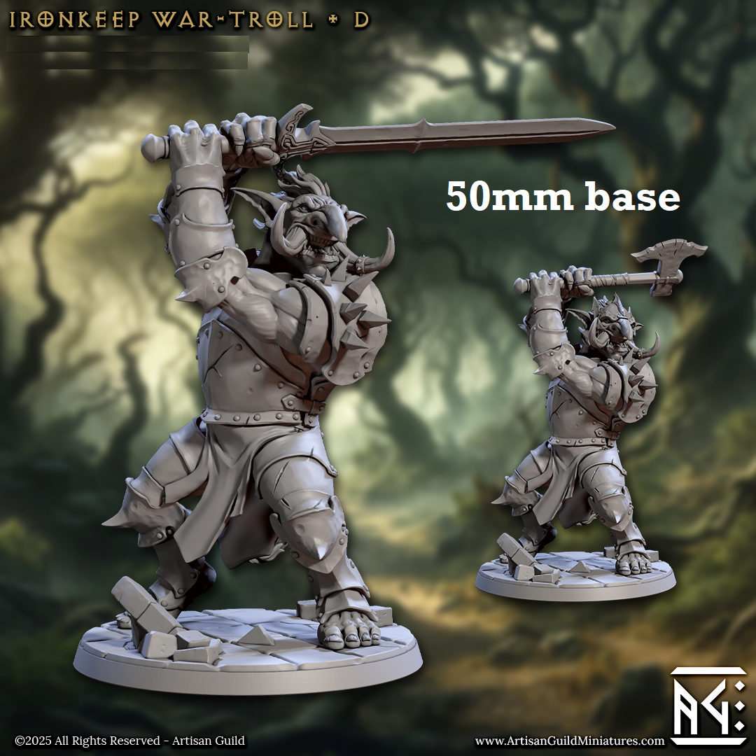 Ironkeep War-Troll: Sculpt D