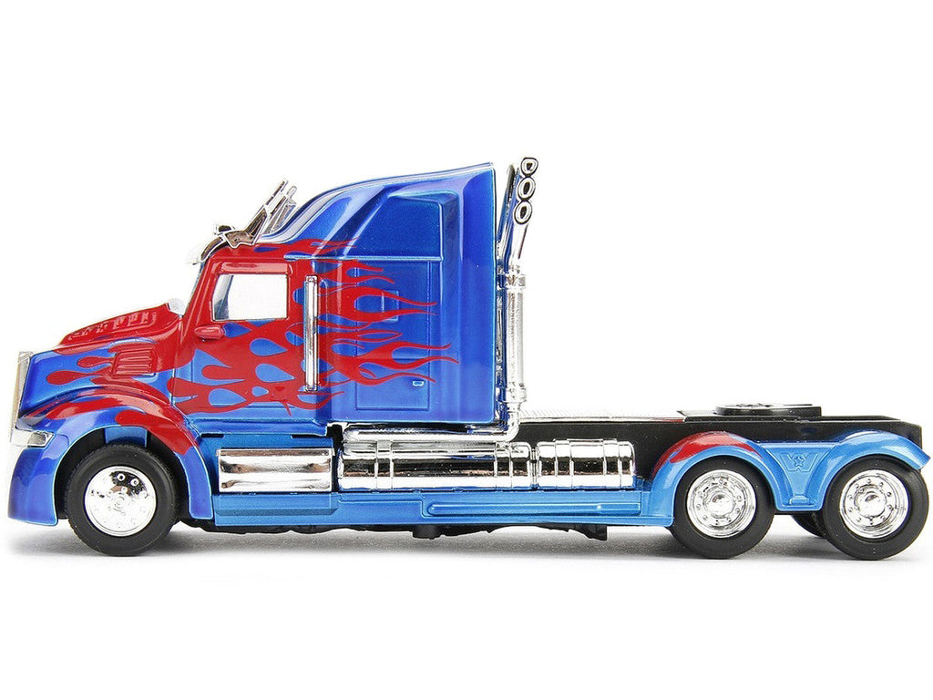 Jada - Western Star 5700 XE Phantom Truck Tractor Optimus Prime "Transformers: The Last Knight" (2017) Movie "Hollywood Rides" Series 1/32 Diecast Model Car by Jada