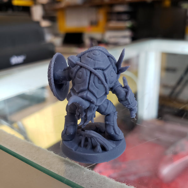 Jadeshell Turtlekin Warrior (Base Sculpt A)